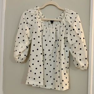 Polka dot top